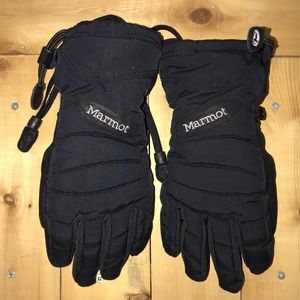 Black ski gloves (W-XS)